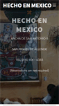 Mobile Screenshot of hechoenmexicosma.com